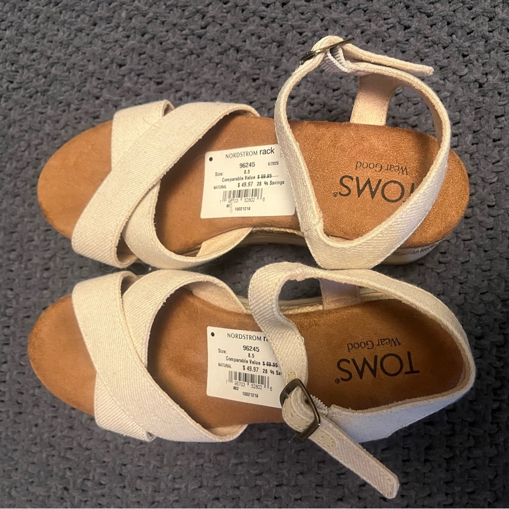 TOMS Tan Sandals